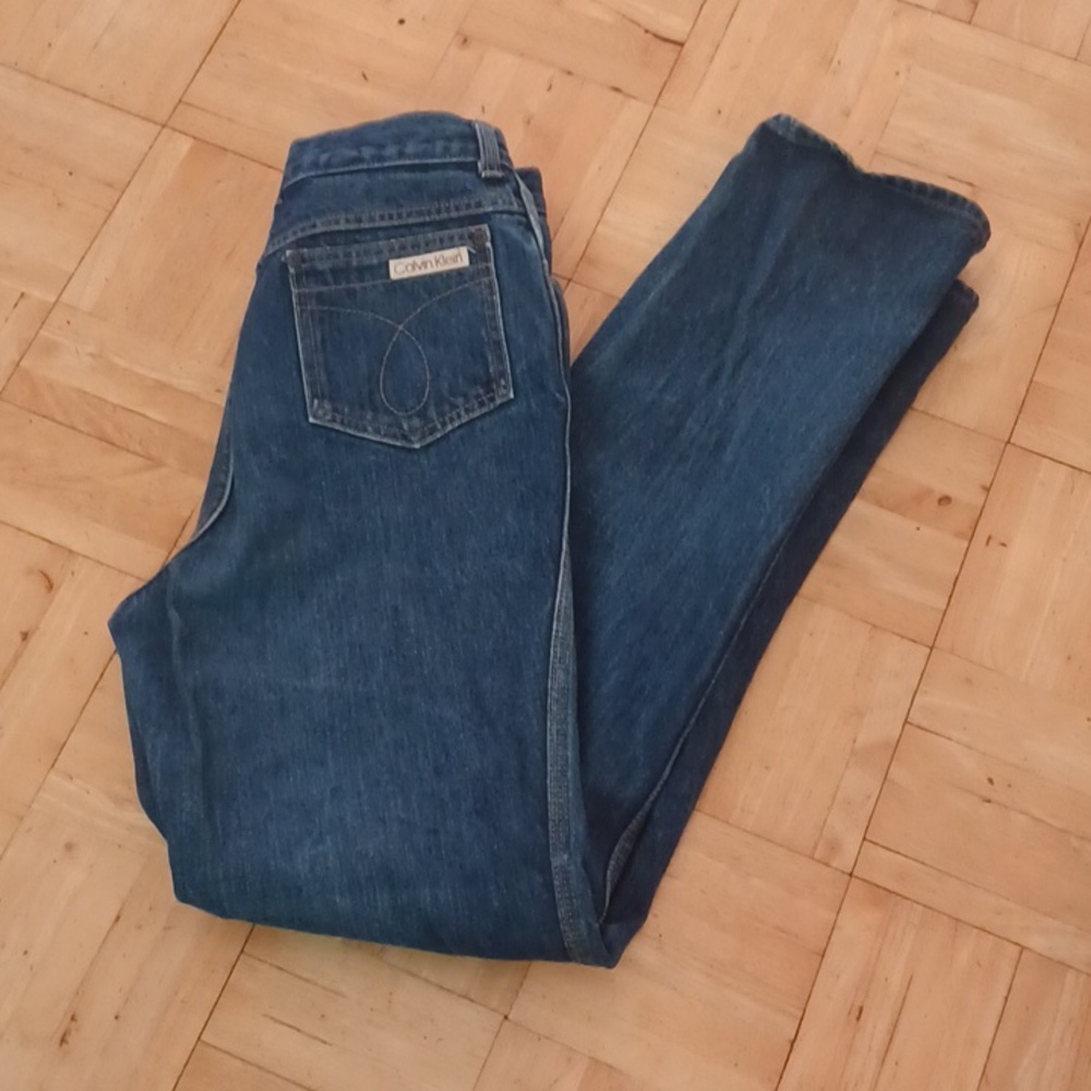 Vintage Calvin Klein jeans high waisted Jr. Size 13 long, made in the USA